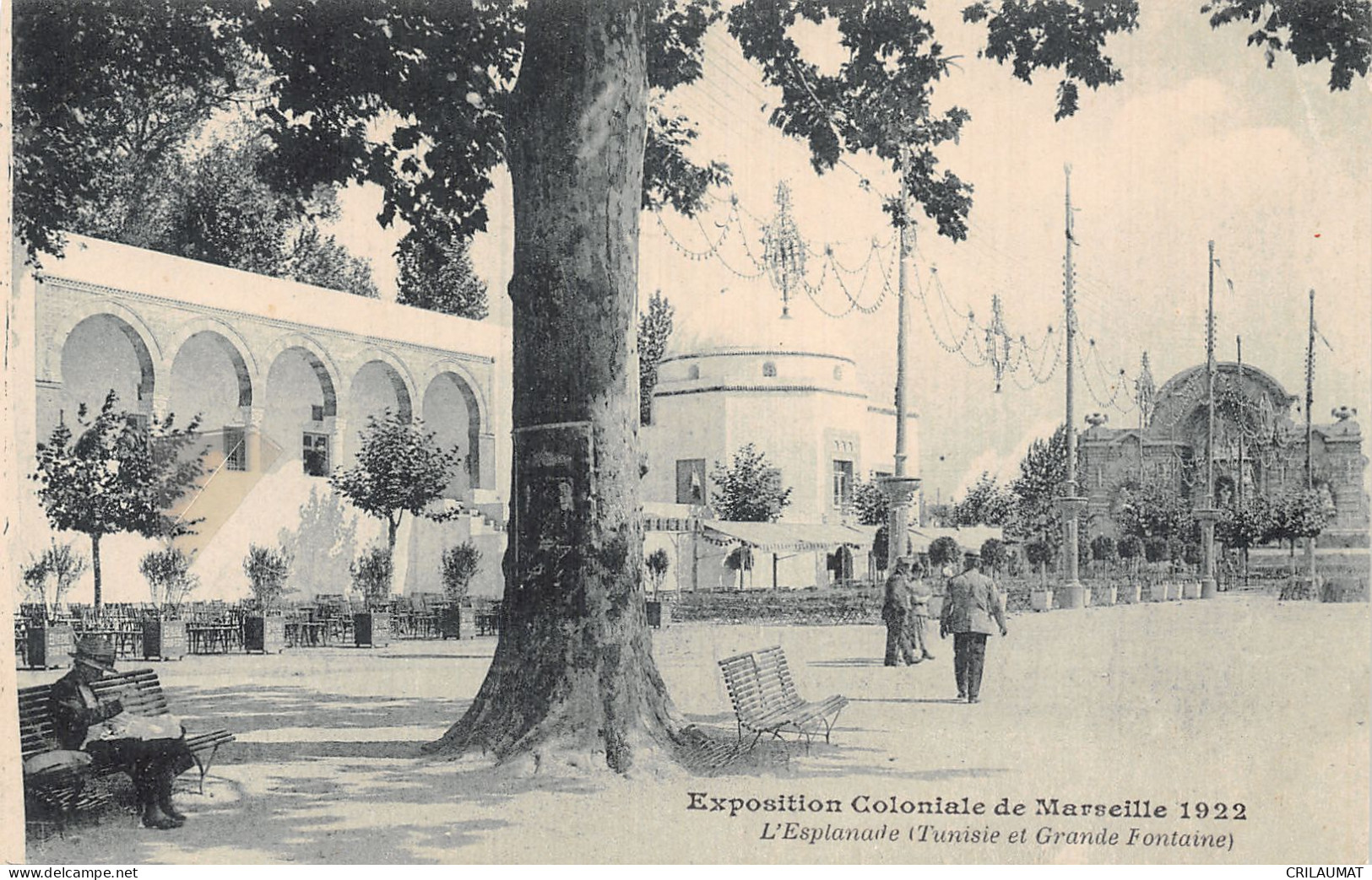 13-MARSEILLE EXPOSITION COLONIALE 1922 L ESPLANADE -N°T5157-H/0079 - Ohne Zuordnung