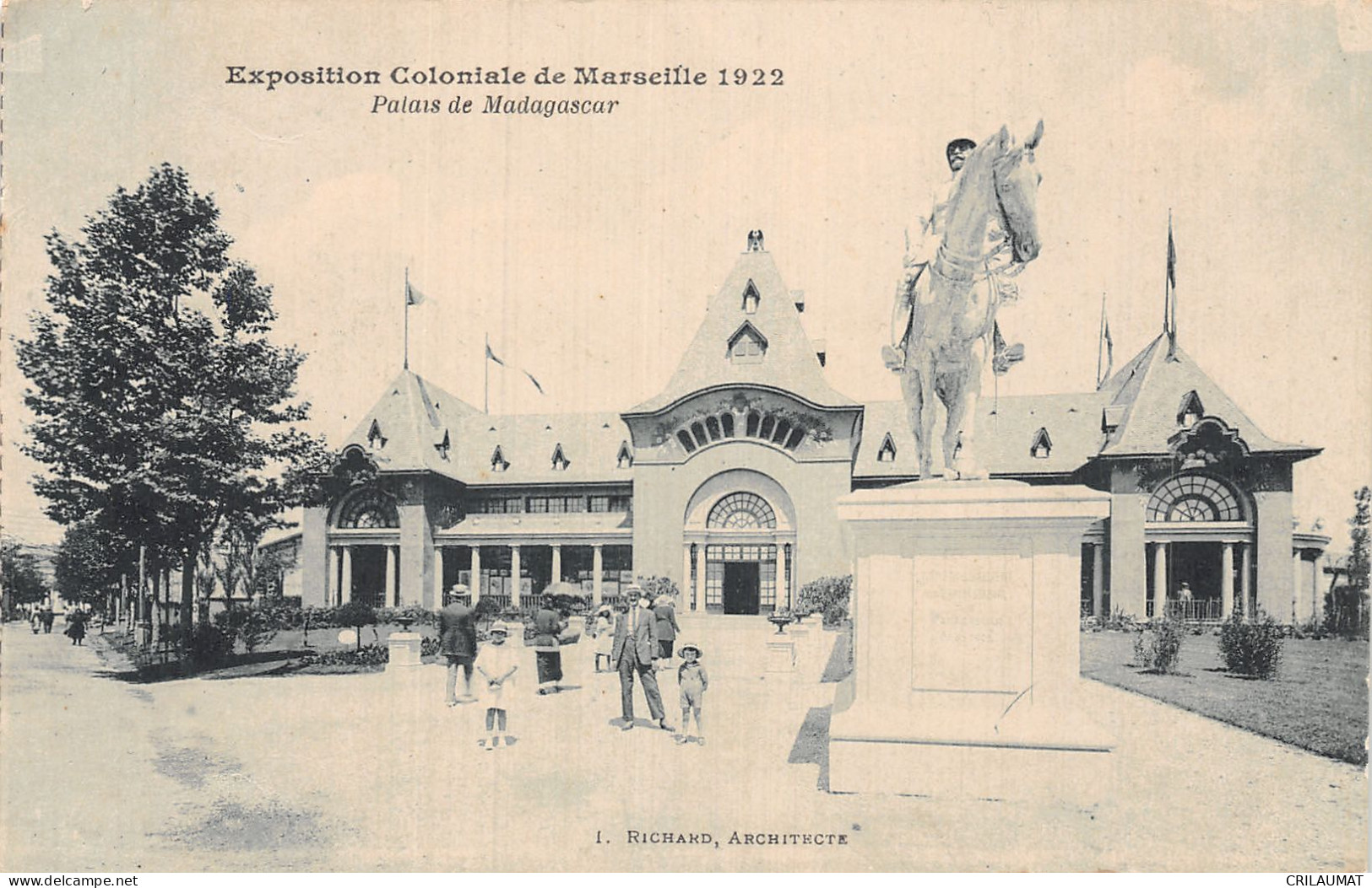 13-MARSEILLE EXPOSITION COLONIALE 1922 PALAIS DE MADAGASCAR-N°T5157-H/0071 - Unclassified