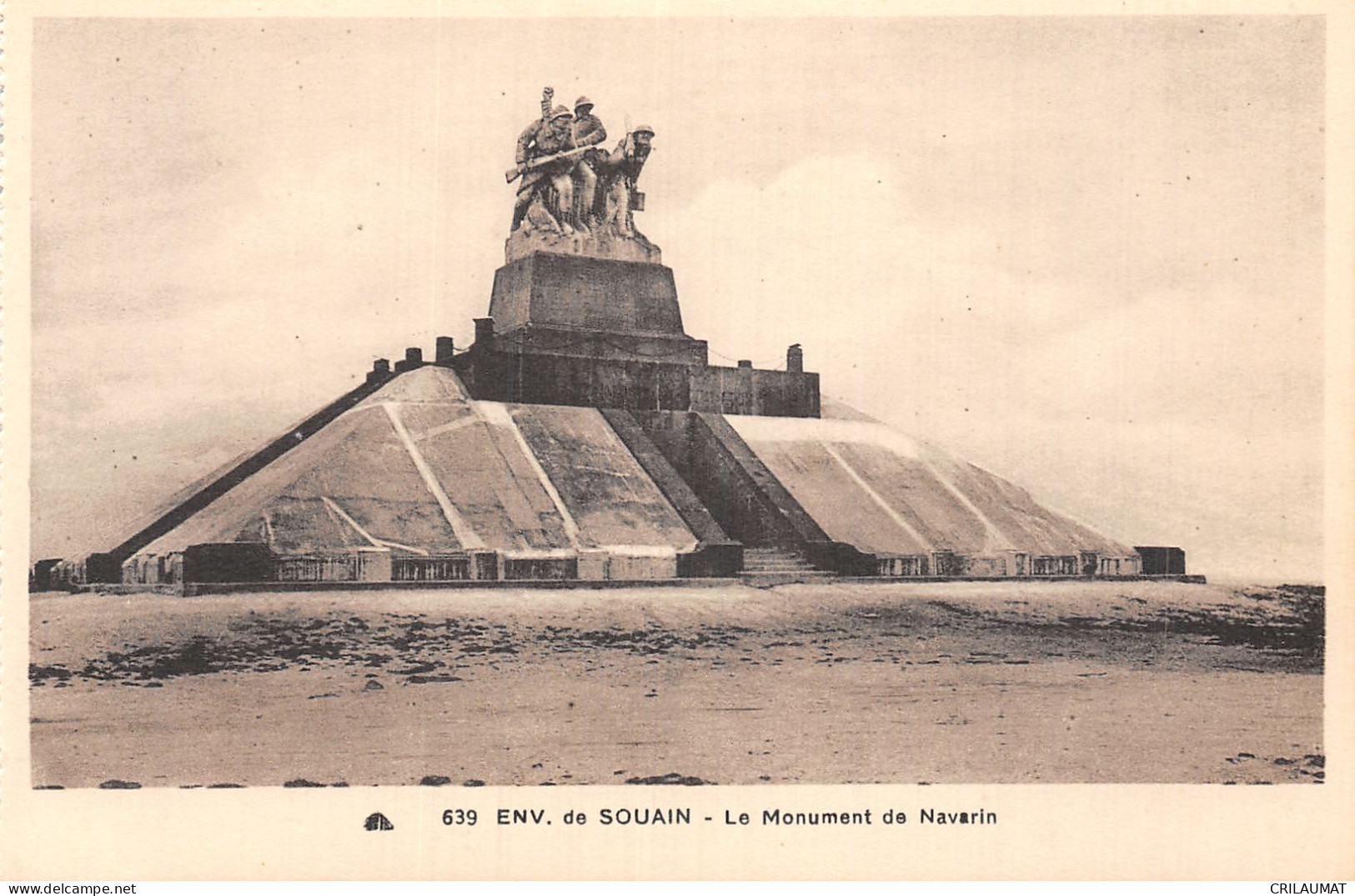 51-SOUAIN LE MONUMENT DE NAVARIN-N°T5157-G/0303 - Souain-Perthes-lès-Hurlus