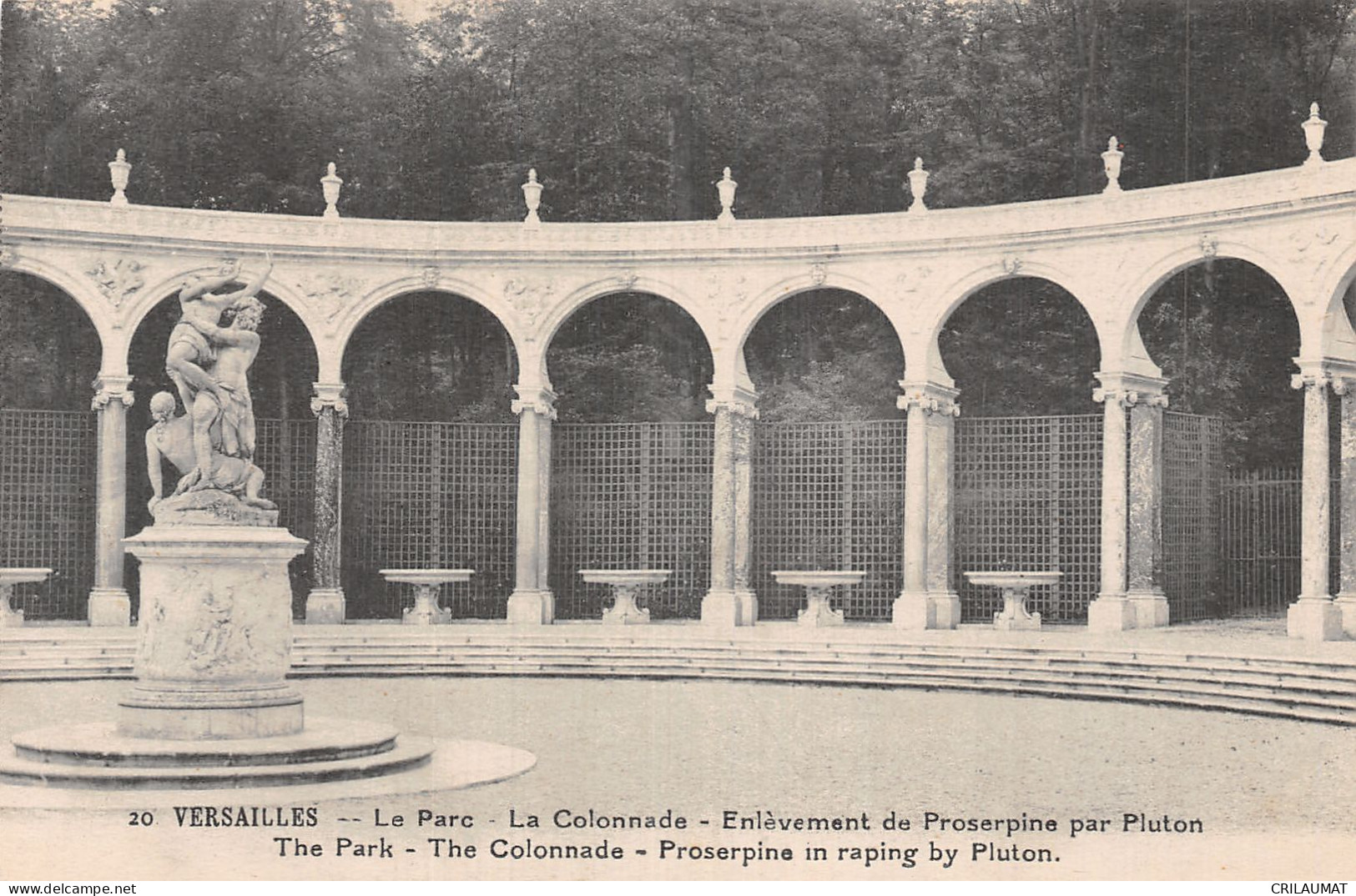 78-VERSAILLES LE PARC LA COLONNADE-N°T5157-G/0243 - Versailles (Kasteel)