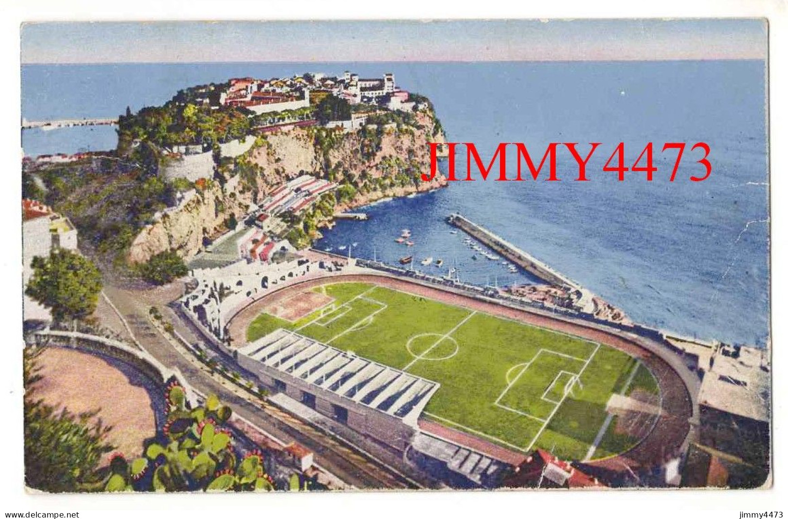 CPA - MONACO - Le Stade Louis II En 1952 - Edit. D'Art MUNIER à Nice - Stades