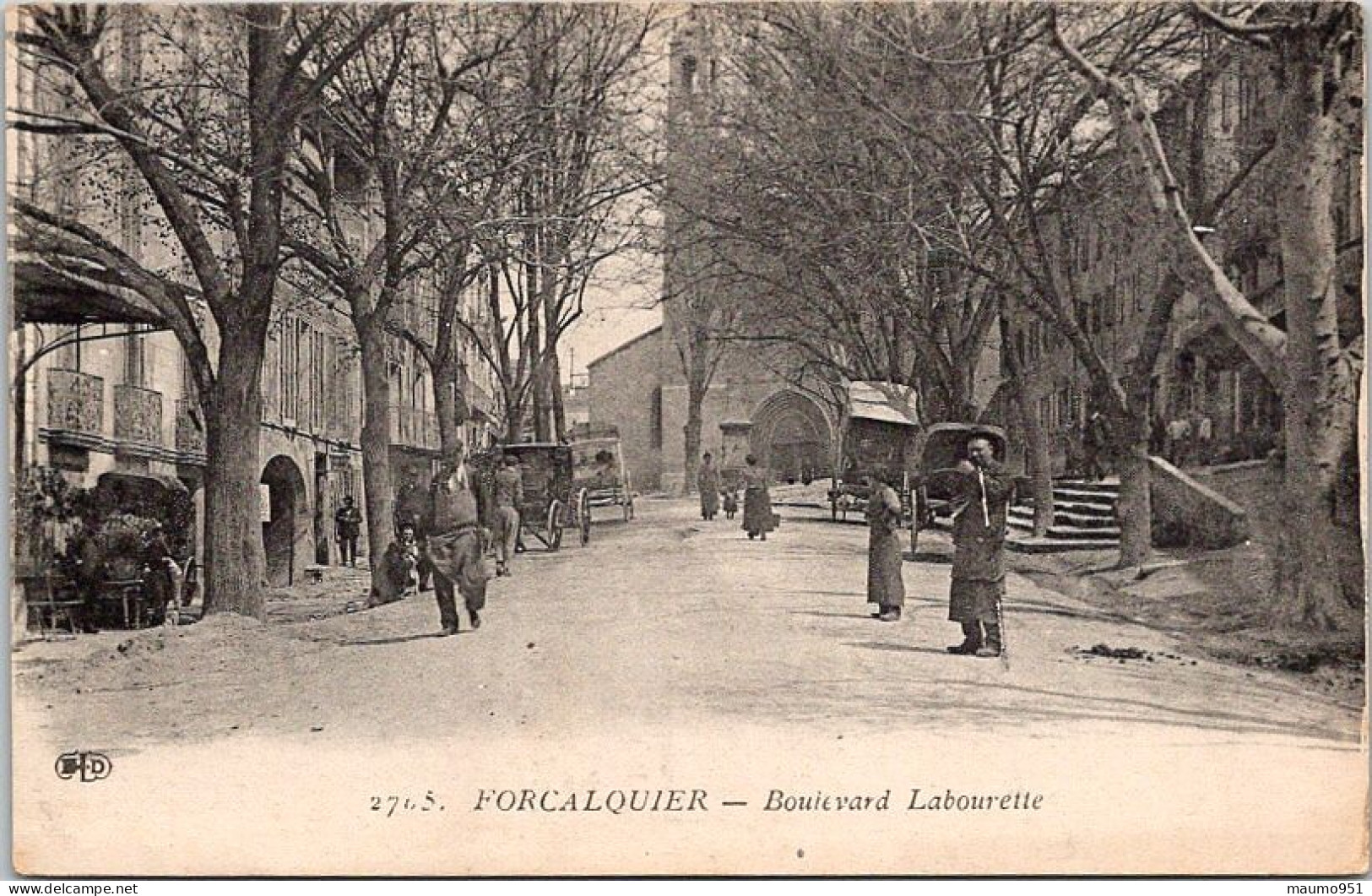 04 FORCALQUIER  - Boulevard Labourette - Forcalquier