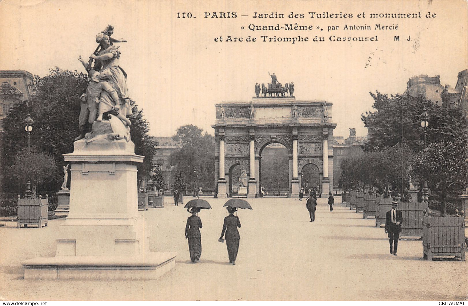 75-PARIS JARDIN DES TUILERIES-N°T5159-A/0069 - Sonstige & Ohne Zuordnung