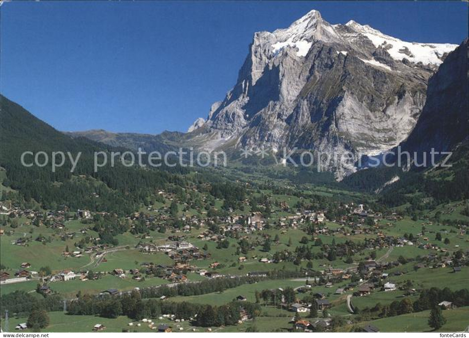 11710506 Grindelwald Mit Wetterhorn Grindelwald - Sonstige & Ohne Zuordnung