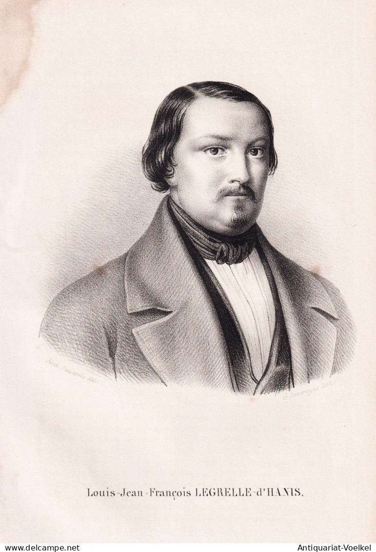 Louis-Jean-Francoise Legrelle-d'Hanis - Louis Le Grelle (1817-1852) Berchem Horticulturist Botaniker Botaniste - Prints & Engravings