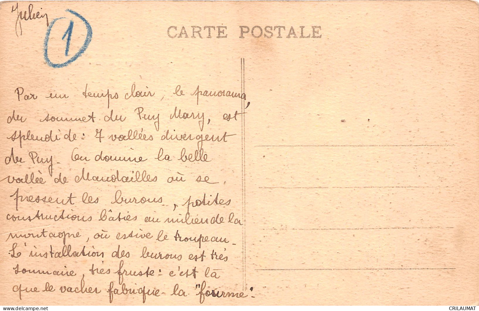 15-LE PUY MARY-N°T5159-D/0121 - Other & Unclassified