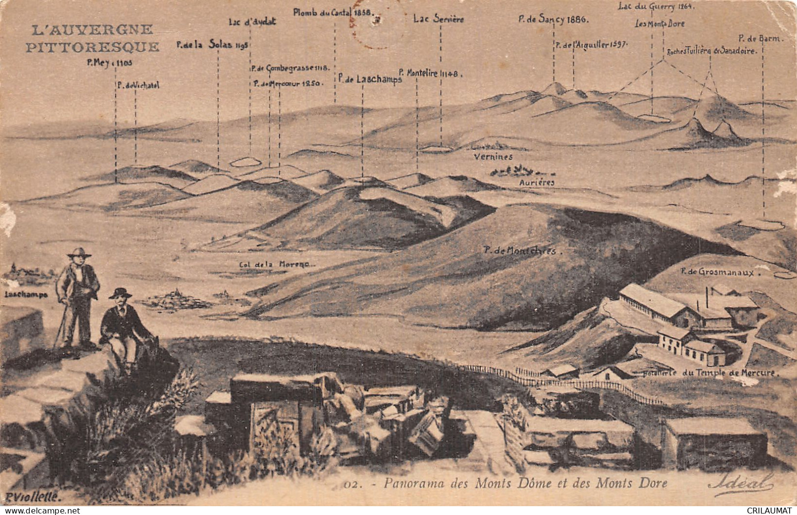 63-LES MONTS DOME ET LES MONTS DORE-N°T5159-D/0107 - Other & Unclassified