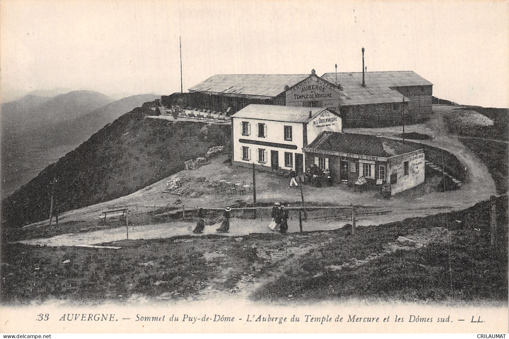 63-SOMMET DU PUY DE DOME LE TEMPLE DE MERCURE-N°T5159-D/0109 - Other & Unclassified