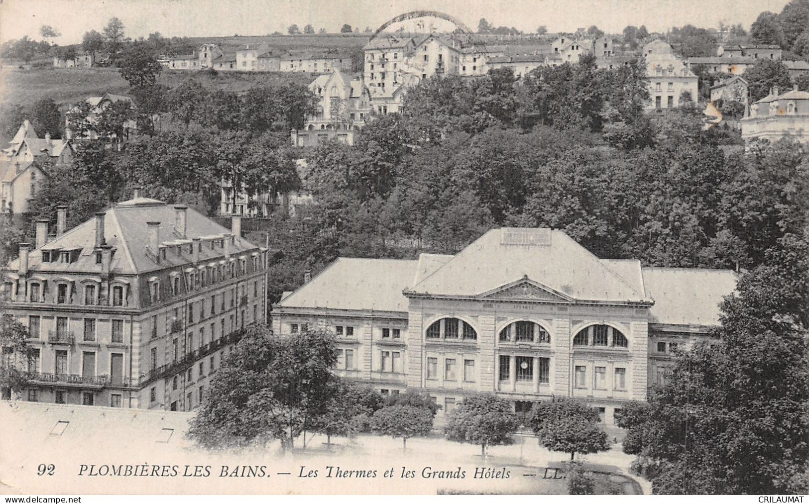 88-PLOMBIERES LES BAINS-N°T5159-B/0375 - Plombieres Les Bains