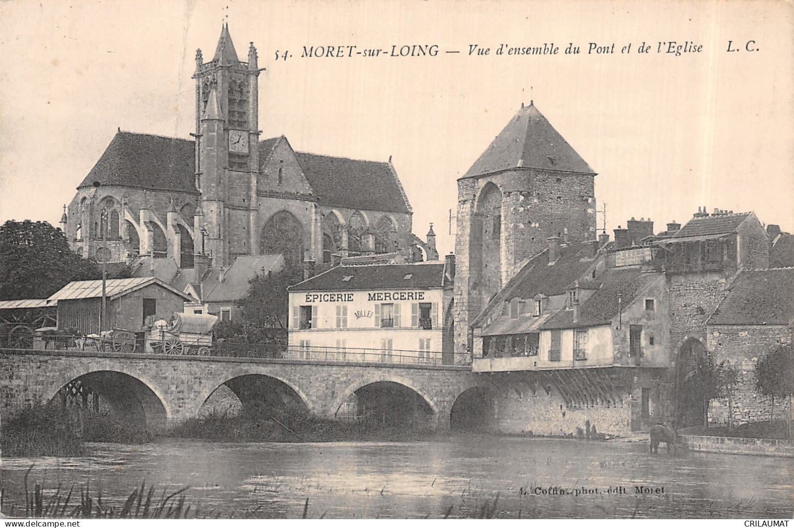 77-MORET SUR LOING-N°T5159-B/0325 - Moret Sur Loing