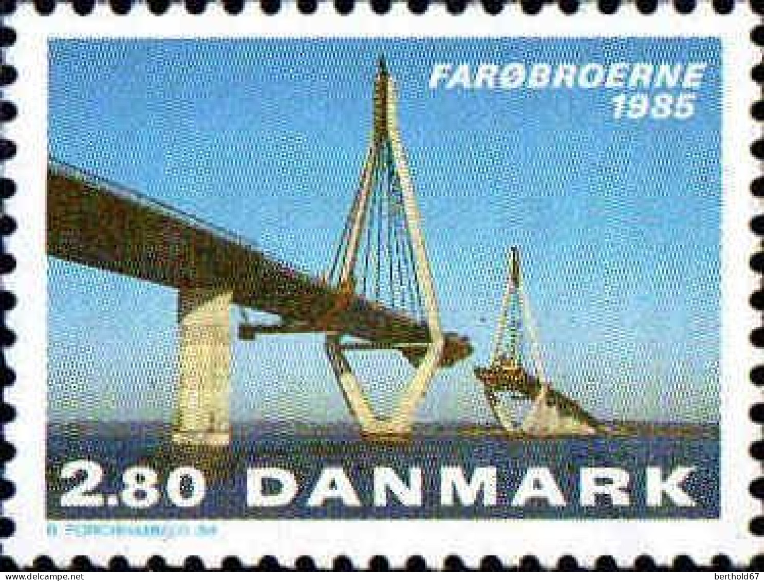 Danemark Poste N** Yv: 844 Mi:839 Inauguration Du Pont De Faro - Ungebraucht