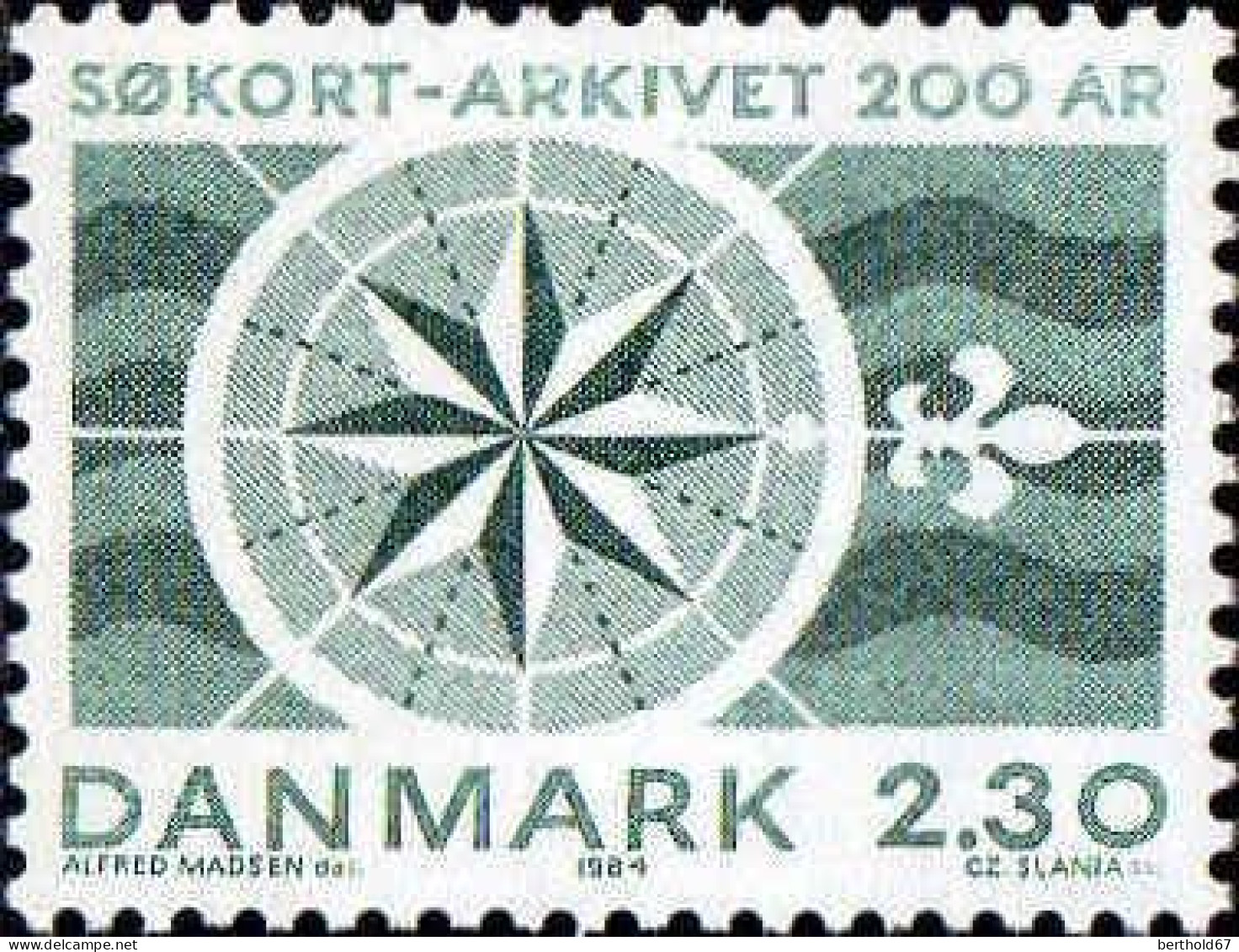 Danemark Poste N** Yv: 806 Mi:802 Bicentenaire Du Département Hydrographique - Neufs