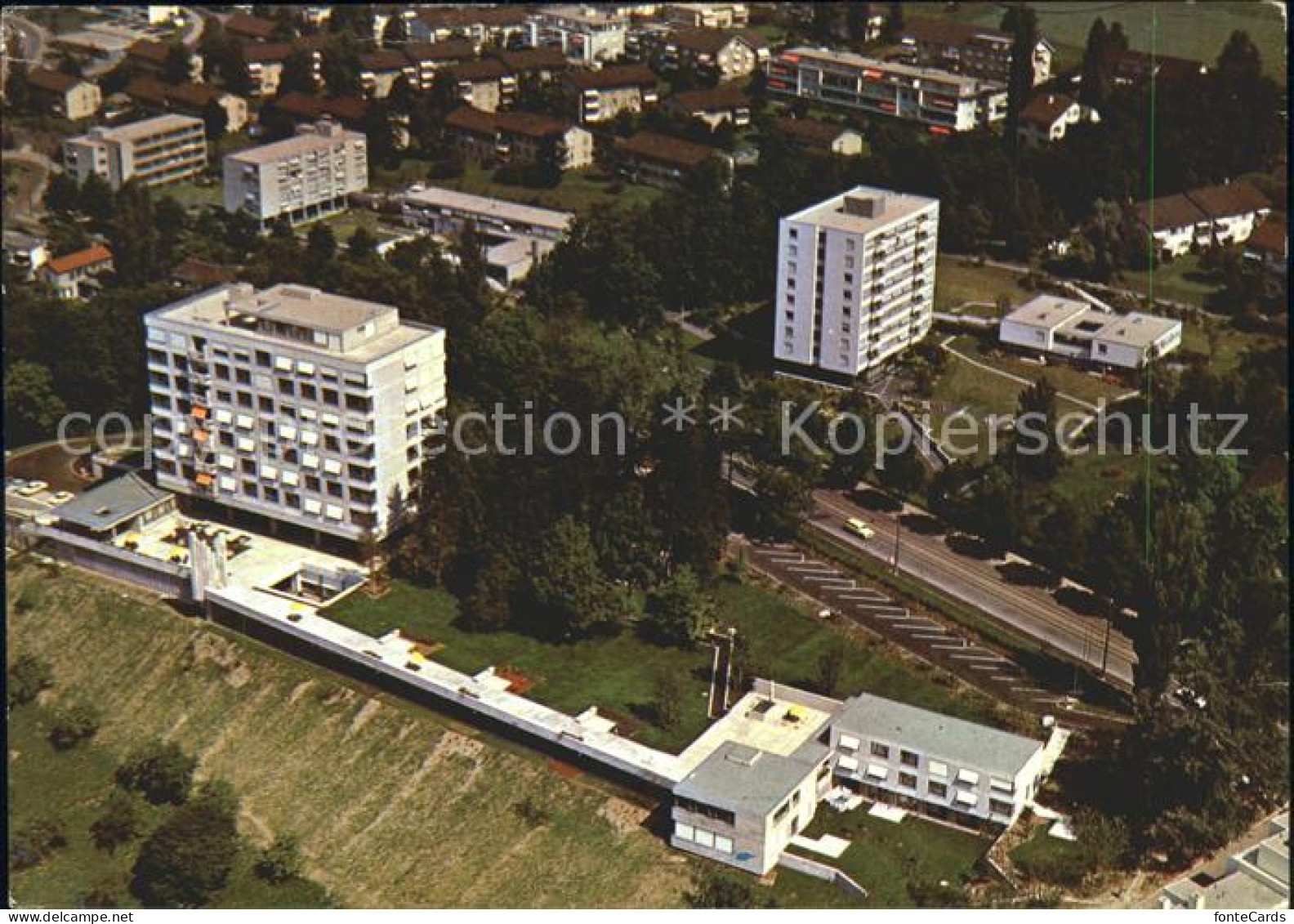 11710087 Zuerich Staedt Krankenheim Bombach Fliegeraufnahme Zuerich - Altri & Non Classificati