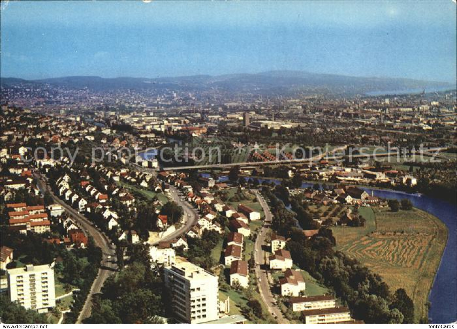 11710086 Zuerich Staedt Krankenheim Bombach Fliegeraufnahme Zuerich - Altri & Non Classificati