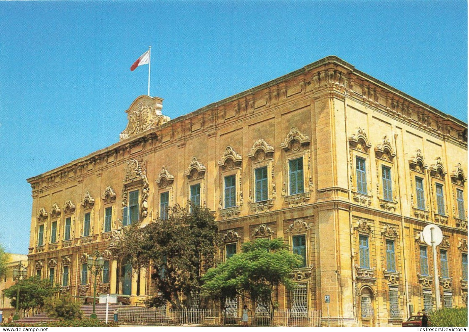 MALTE - Valletta - Vue Générale De Castille - Colorisé - Carte Postale - Malta