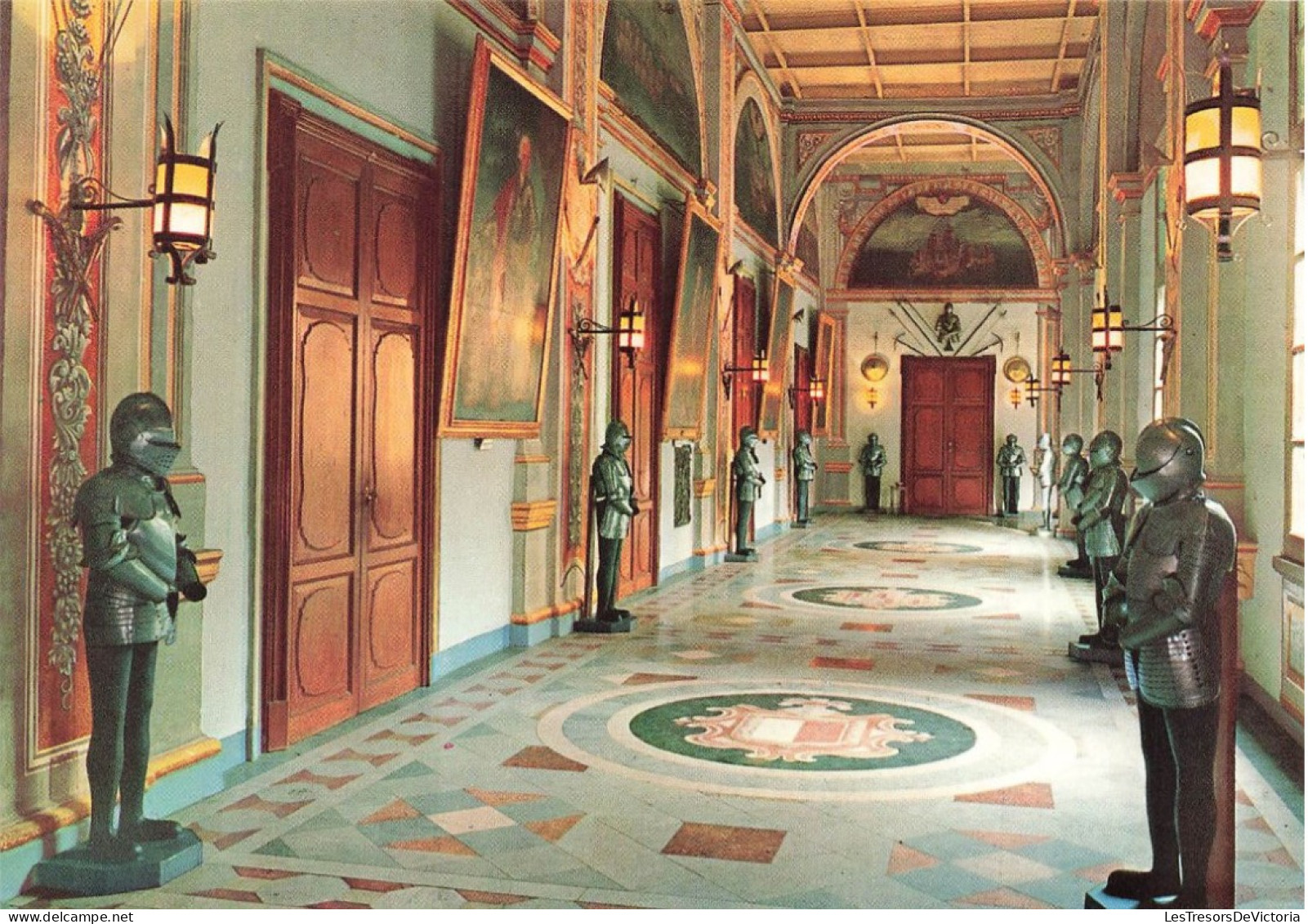 MALTE - Valletta - A Corridor At President's Palace - Colorisé - Carte Postale - Malta