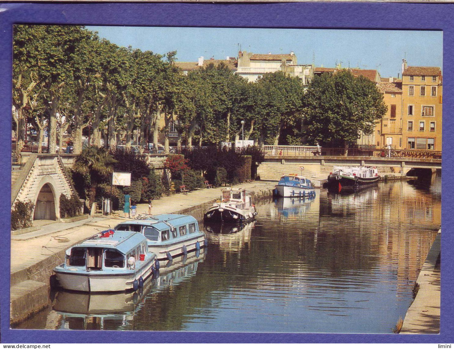 11 - NARBONNE - CANAL De La ROBINE - BATEAUX à QUAI -  - Narbonne
