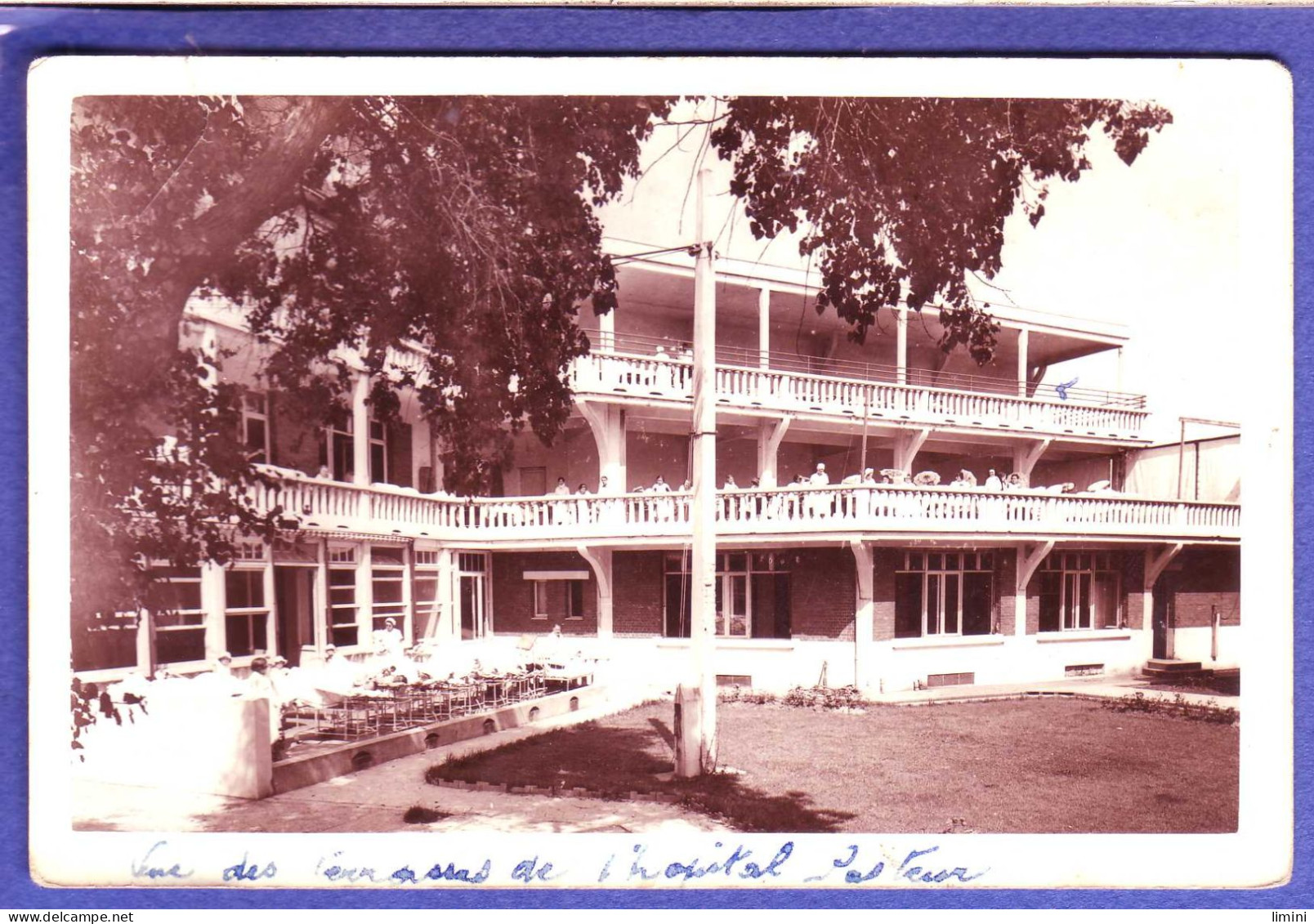 62 - BERCK - HOPITAUX MARINS - TERRASSE HOPITAL PASTEUR  - ANIMEE - - Berck