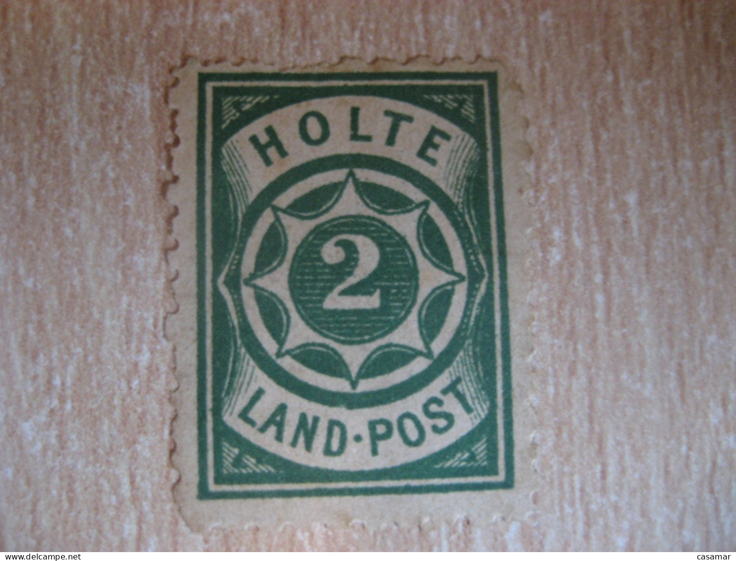 HOLTE 2 Land-Post Privat Private Local Stamp DENMARK Slight Faults - Emissions Locales