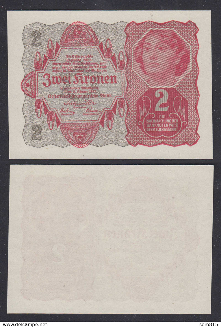 Österreich - Austria 2 Kronen 1922 Pick 74 UNC (1)     (29715 - Autriche