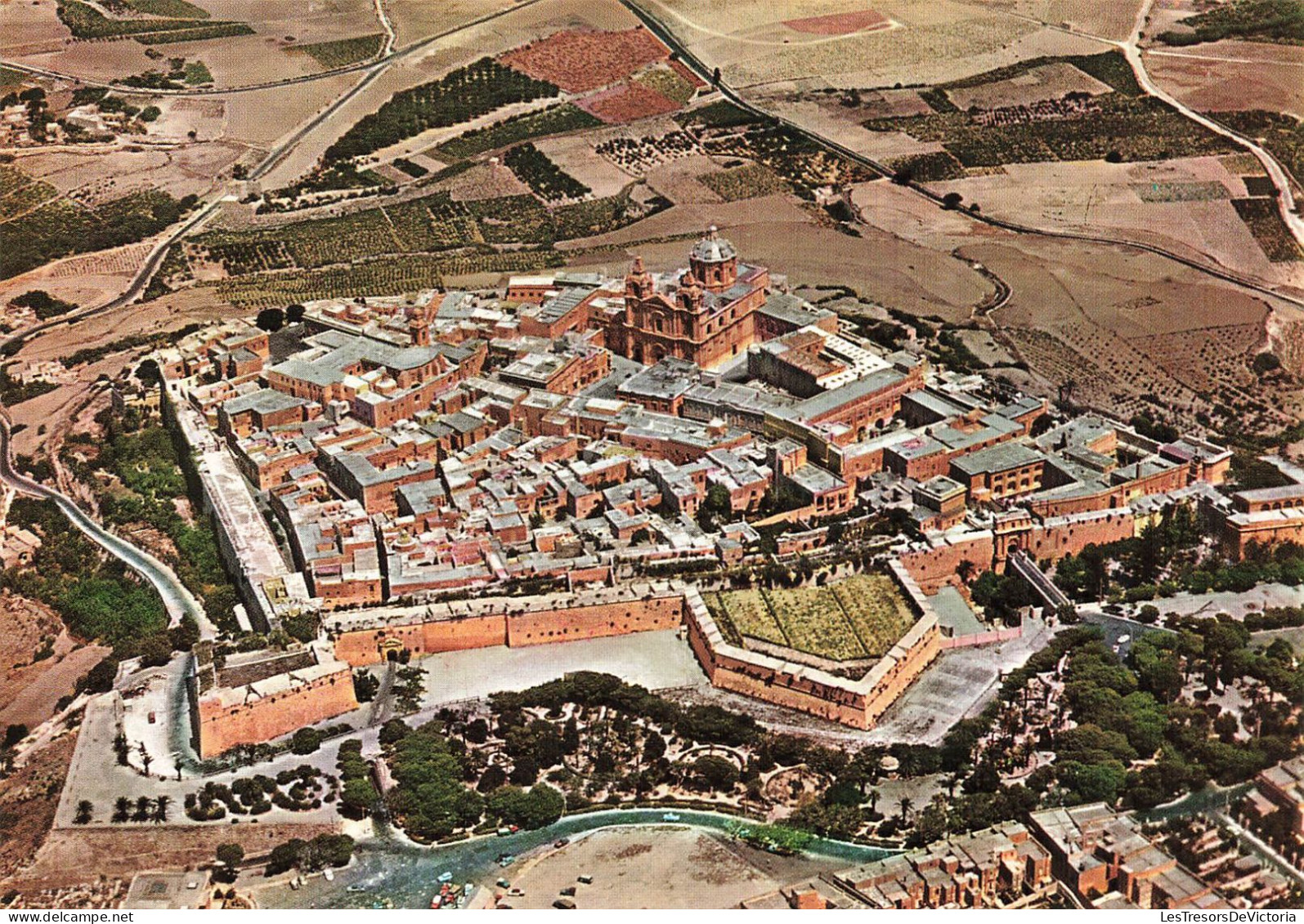 MALTE - The Walled City Of Midina - Colorisé - Carte Postale - Malte