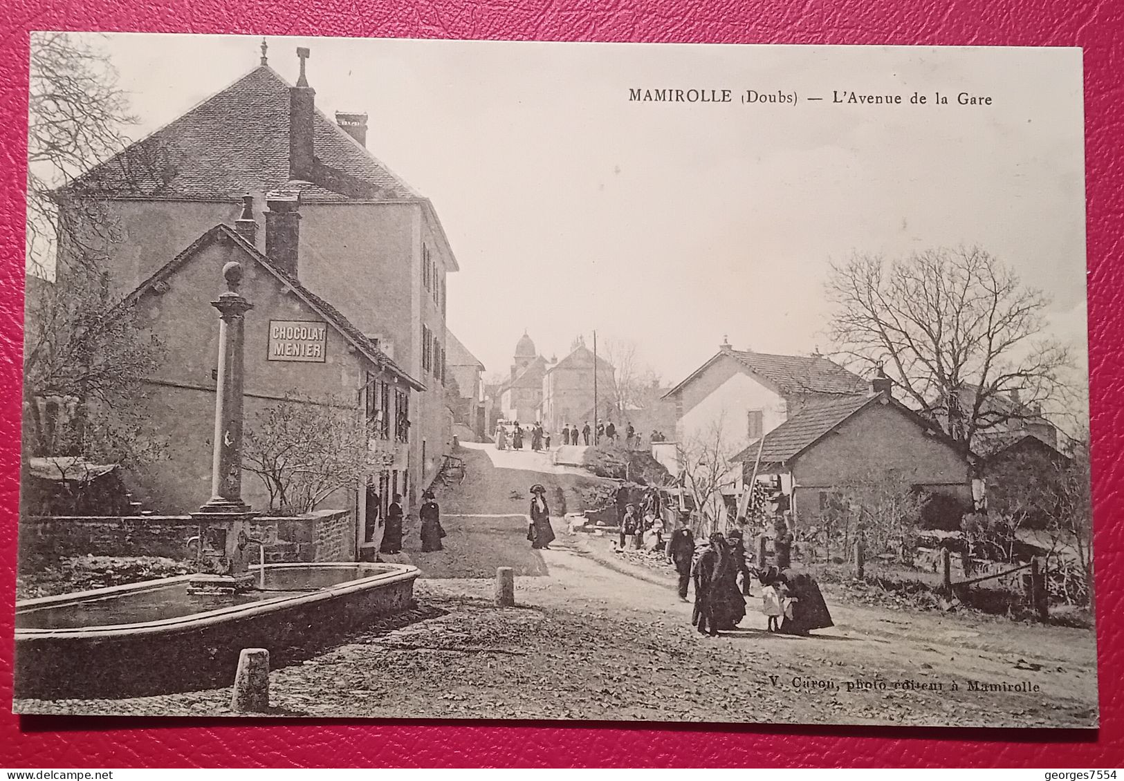 25 - MAMIROLLE - L'AVENUE DE LA GARE - Autres & Non Classés