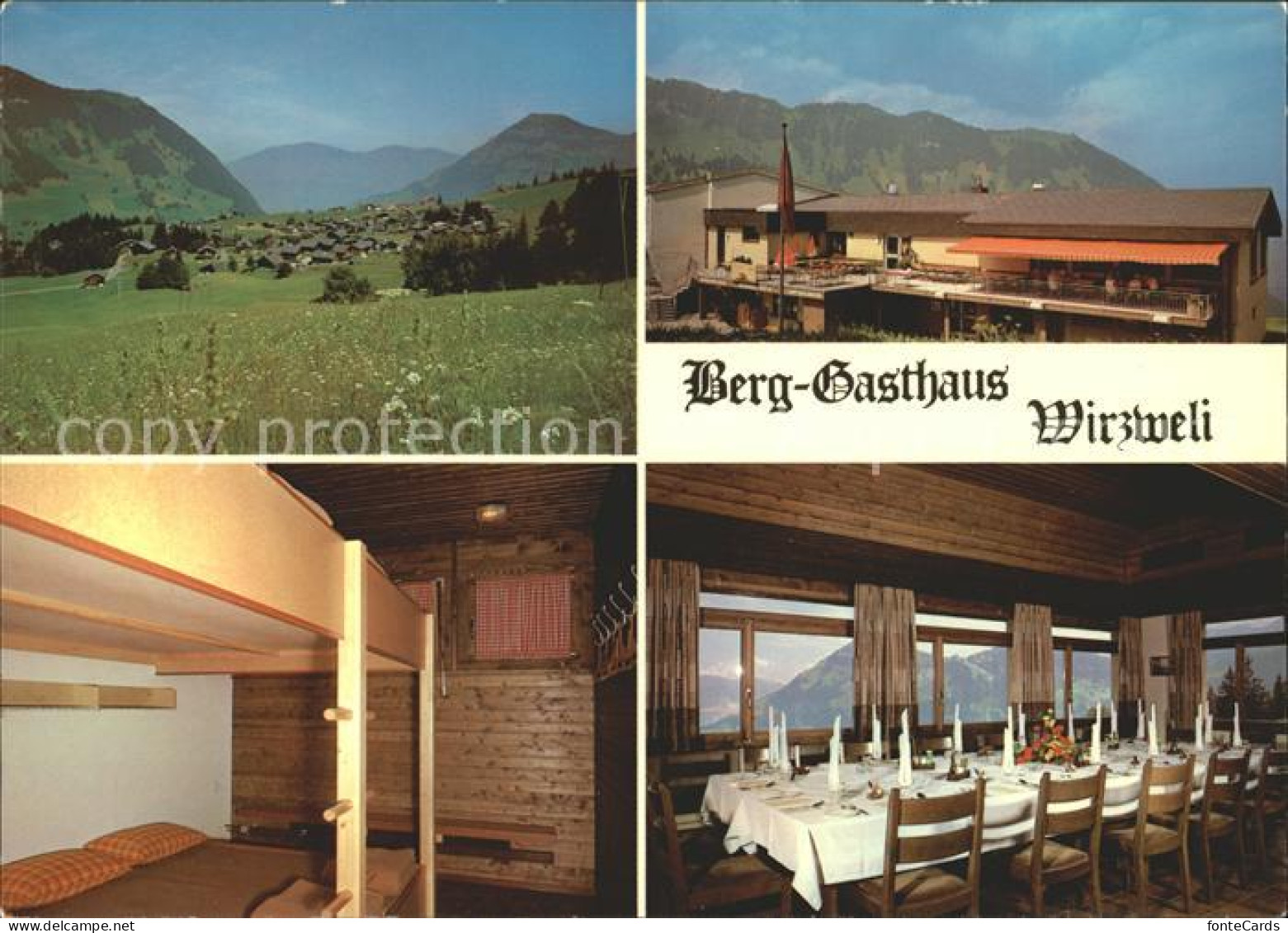 11703507 Wiesenberg NW Berg Gasthaus Wirzweli Speisesaal Zimmer  - Sonstige & Ohne Zuordnung