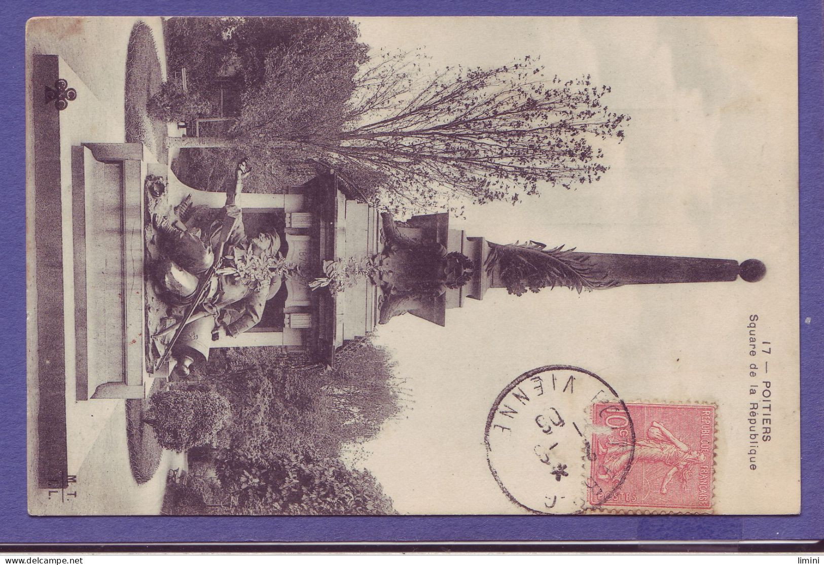 86 -POITIERS - SQUARE De La RÉPUBLIQUE - MONUMENT -  - Poitiers