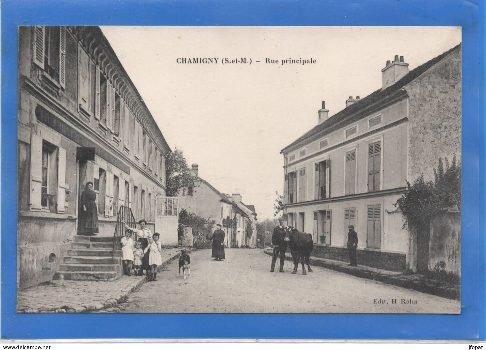 77 SEINE ET MARNE - CHAMIGNY Rue Principale - Other & Unclassified