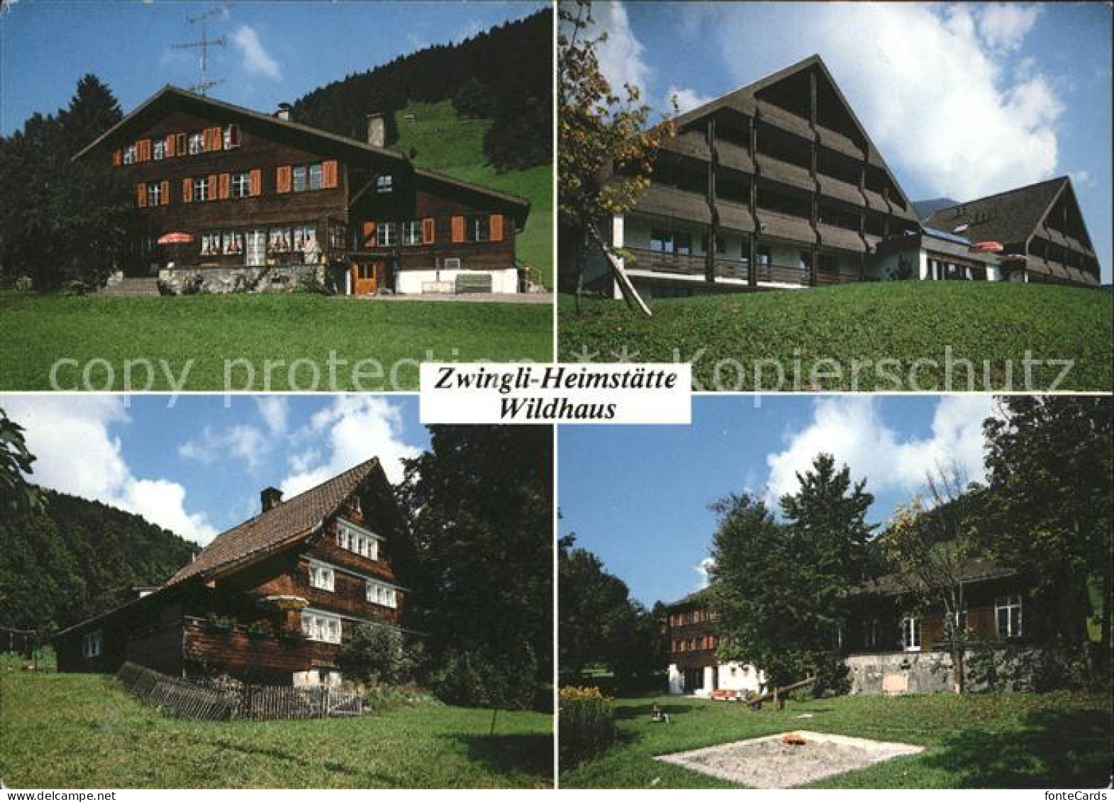 11701317 Wildhaus SG Zwingli Heimst?tte Details Wildhaus - Andere & Zonder Classificatie