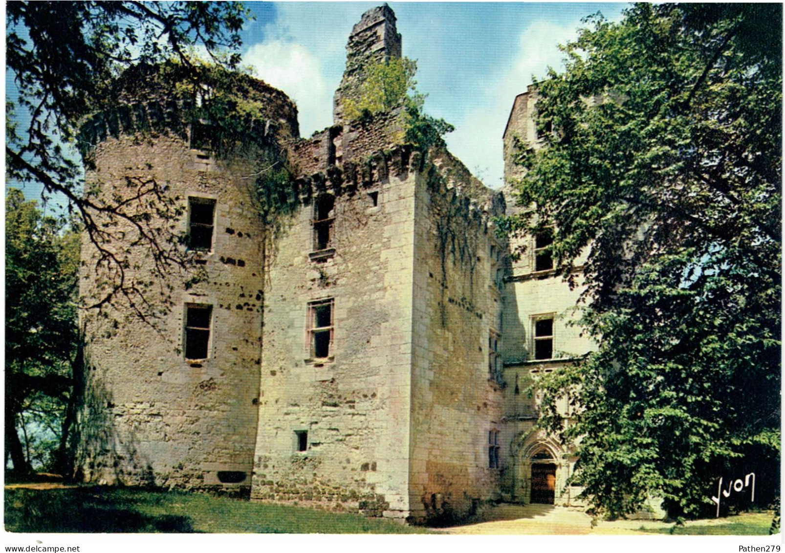 CPM FRANCE 24 DORDOGNE ROUFFIGNAC-SAINT-CERNIN-DE-REILHAC - Vue D'ensemble Du Château De L'Herm - Sonstige & Ohne Zuordnung