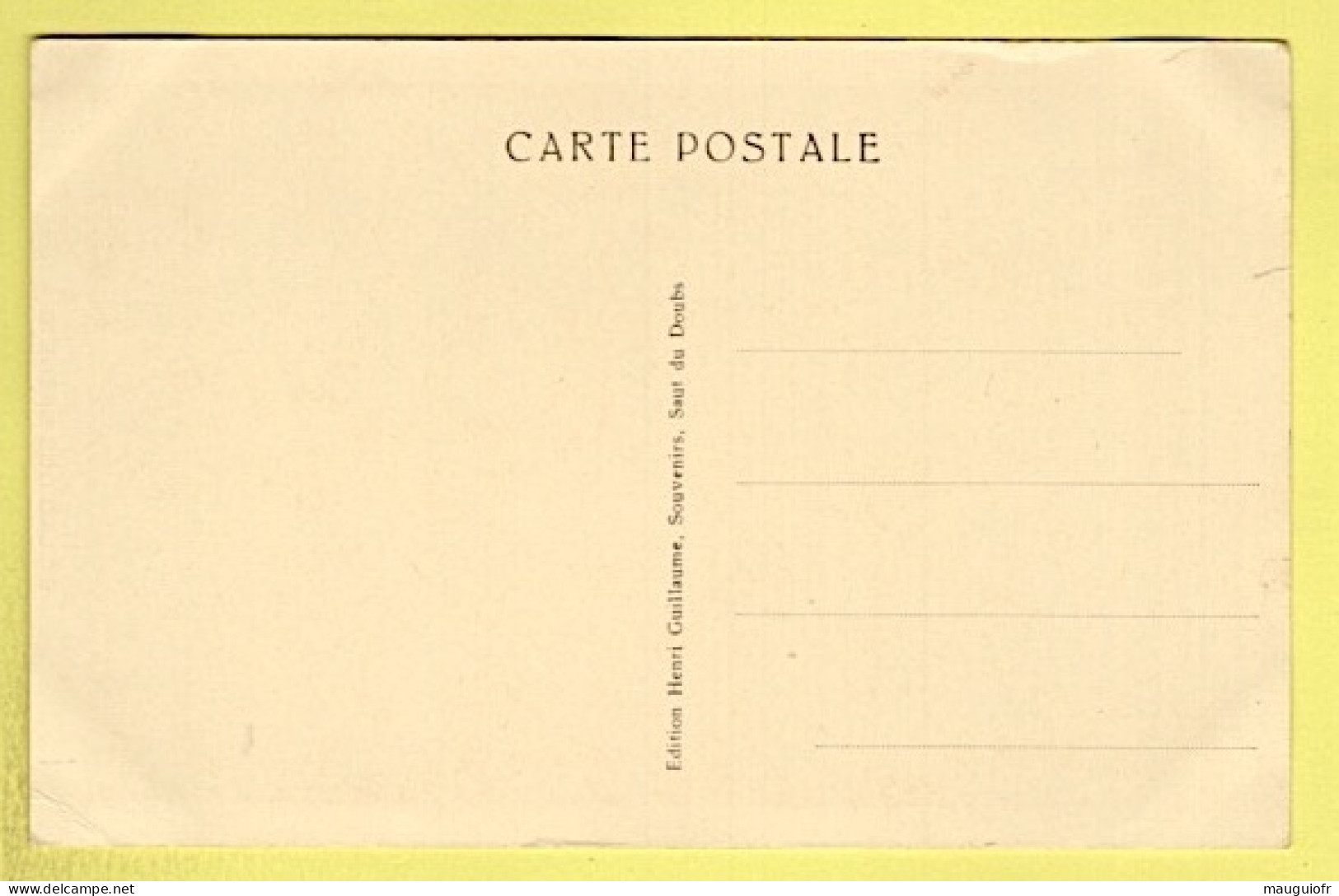 25 DOUBS / ENTRÉE DES BASSINS DU DOUBS ET LAC DES BRENETS - Other & Unclassified