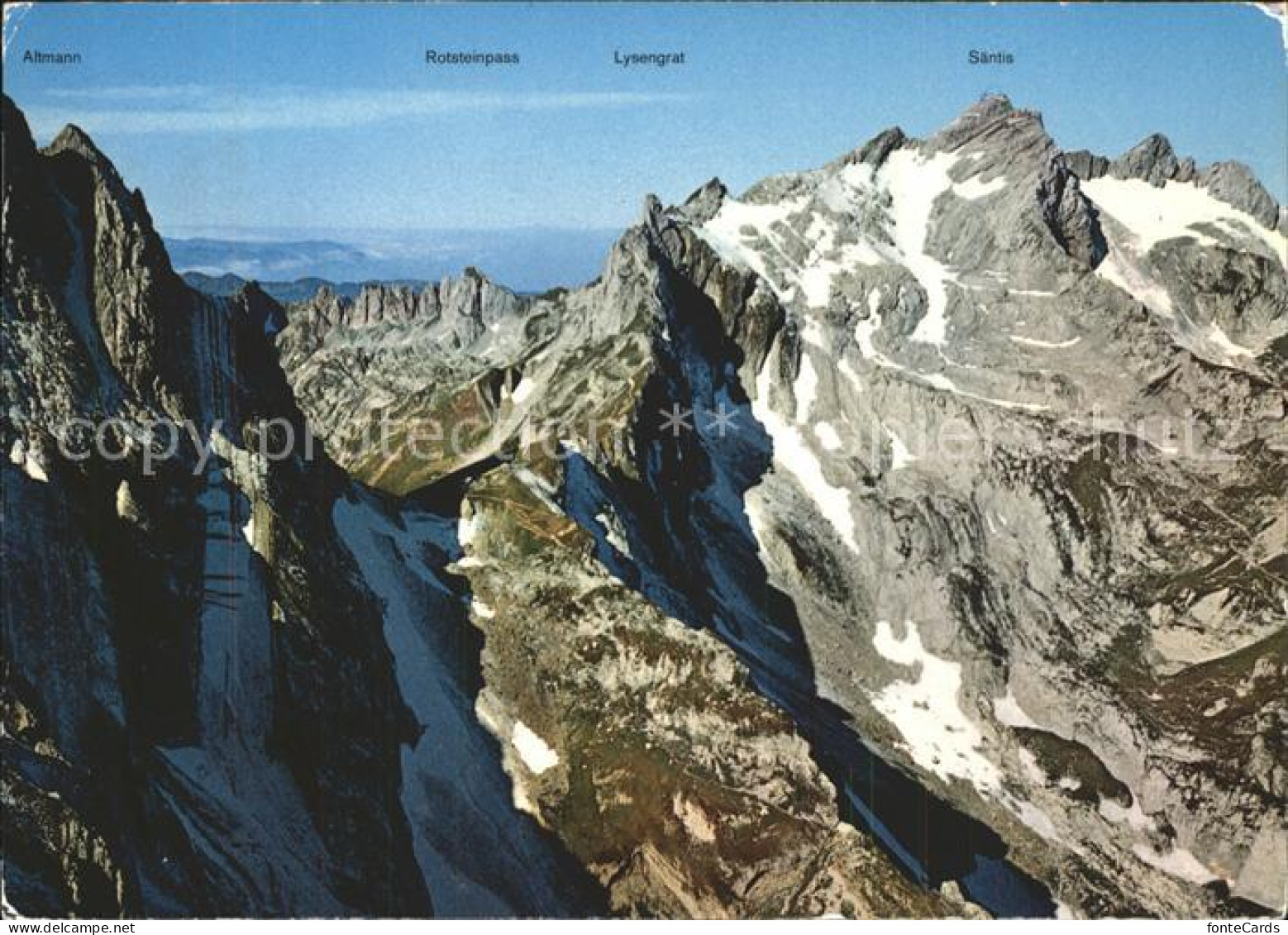 11695936 Gonten Rotsteinpass Lysengrat Saentis Gonten - Other & Unclassified