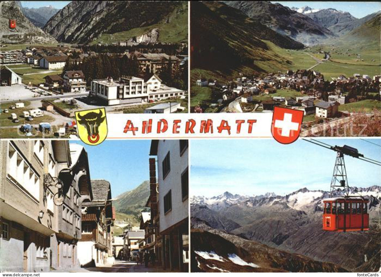 11695896 Andermatt Seilbahn Wappen  Andermatt - Autres & Non Classés