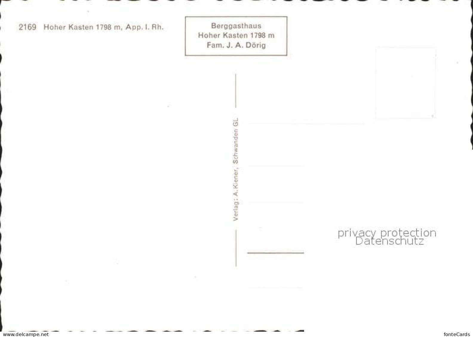 11695226 Hoher Kasten Panorama Mit Berggasthaus Hoher Kasten Hoher Kasten - Other & Unclassified