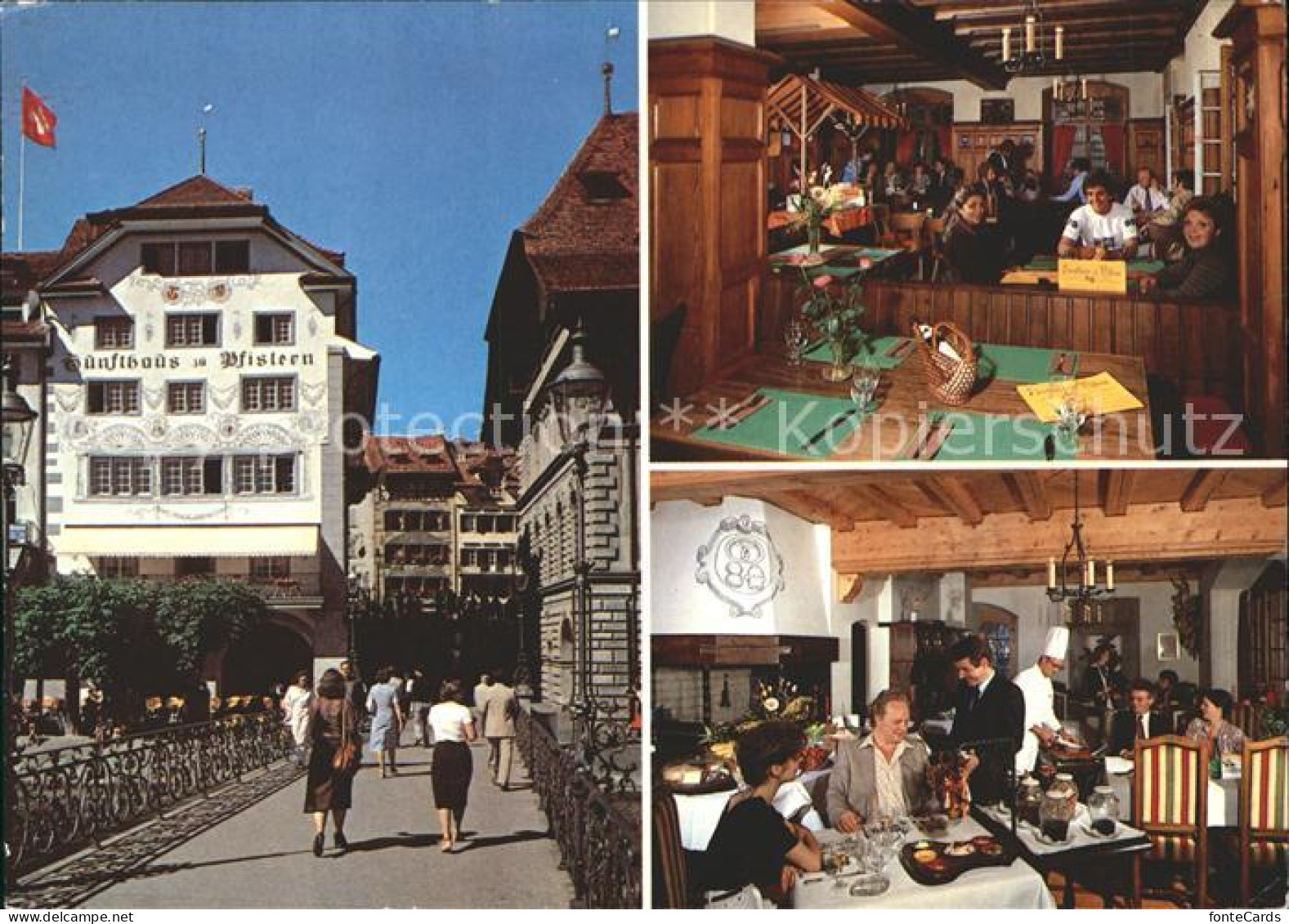 11695076 Luzern LU Zunfthaus Zu Pfistern Am Rathausquai Gastraeume Luzern - Autres & Non Classés