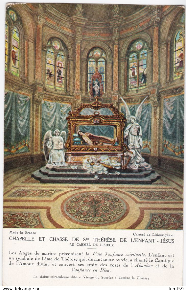 Chapelle Et Chasse De Ste Thérèse De L'Enfant Jésus - Holy Places