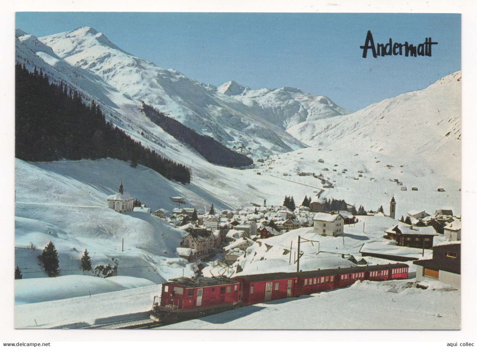 ANDERMATT CONTRE L'USERENTAL - Trains