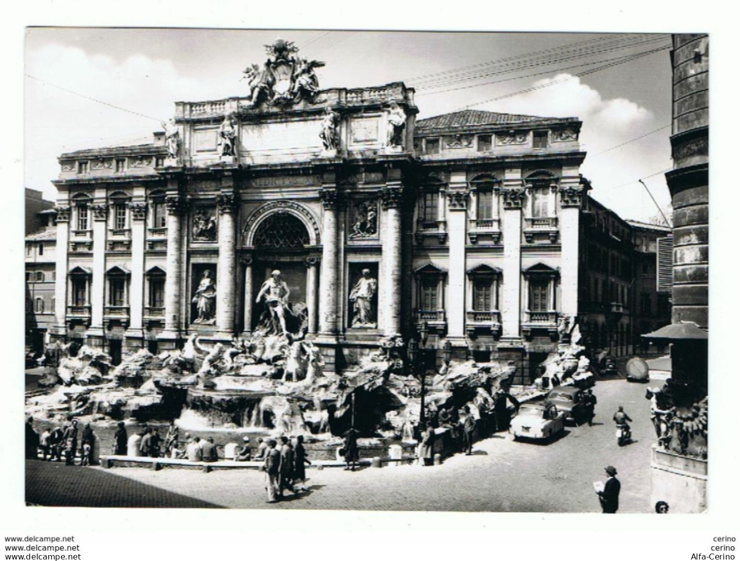 ROMA:  FONTANA  DI  TREVI  -  FOTO  -  PER  LA  SVIZZERA. - Fontana Di Trevi