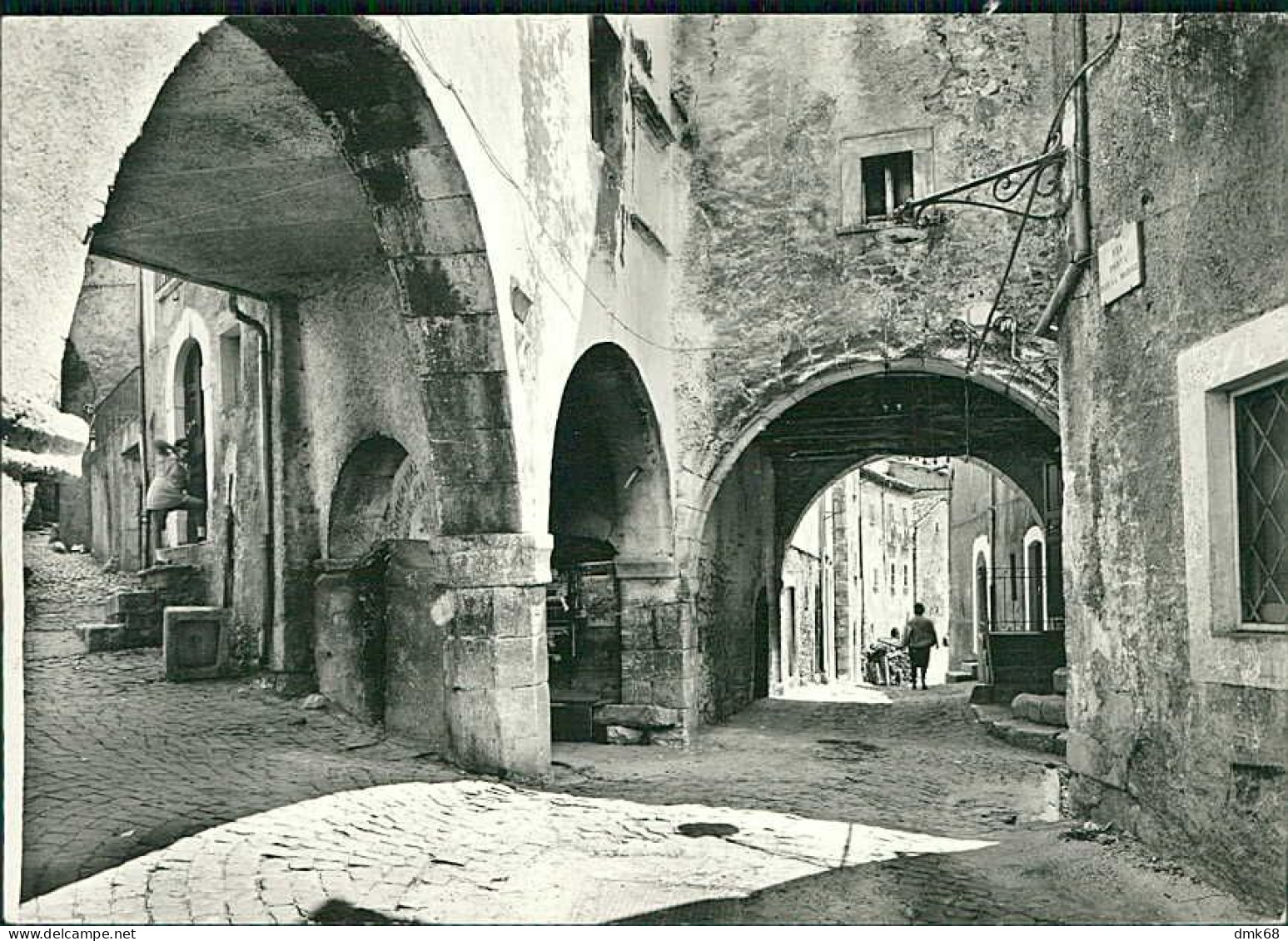 ROCCA DI MEZZO ( L'AQUILA ) CENTRO STORICO - I TRE ARCHI - EDIZIONE COLAROSSI - 1960s  (20664) - L'Aquila