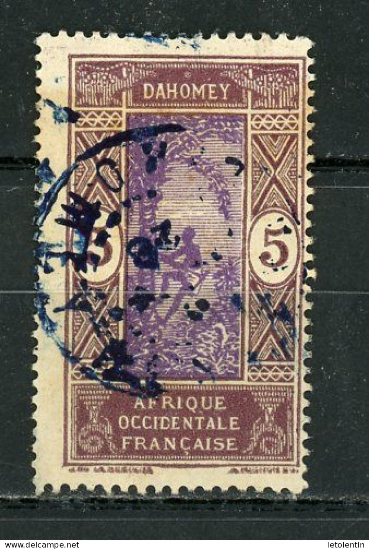 DAHOMEY (RF) - T. COURANT - N° Yvert 61 Obli.  OBLITÉRATION RONDE - Oblitérés