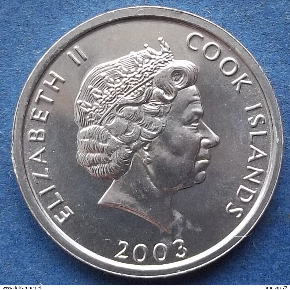 COOK ISLANDS - 1 Cent 2003 "Collie Dog" KM# 420 Dependency Of New Zealand Elizabeth II - Edelweiss Coins - Cookinseln