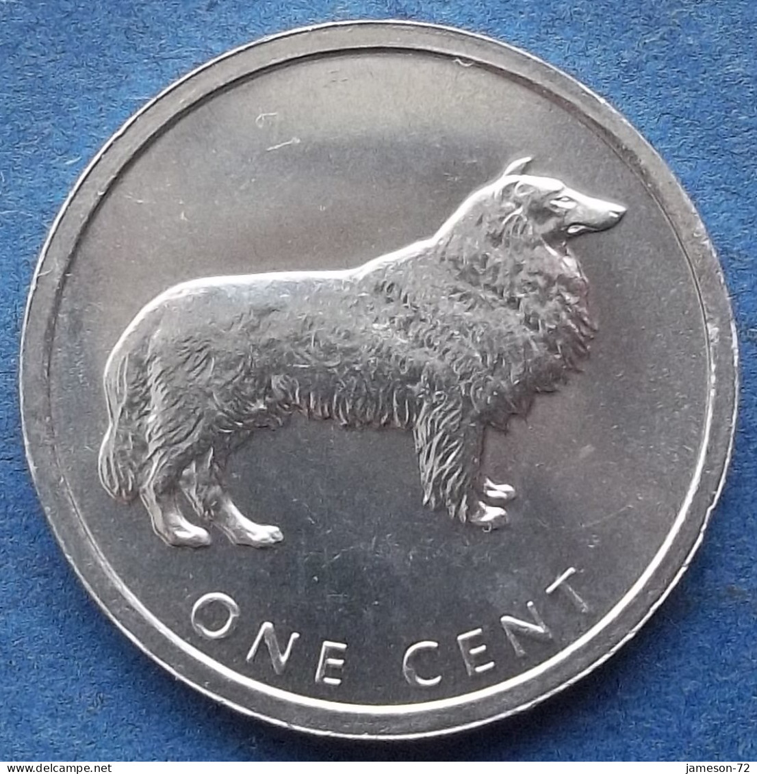 COOK ISLANDS - 1 Cent 2003 "Collie Dog" KM# 420 Dependency Of New Zealand Elizabeth II - Edelweiss Coins - Cookinseln