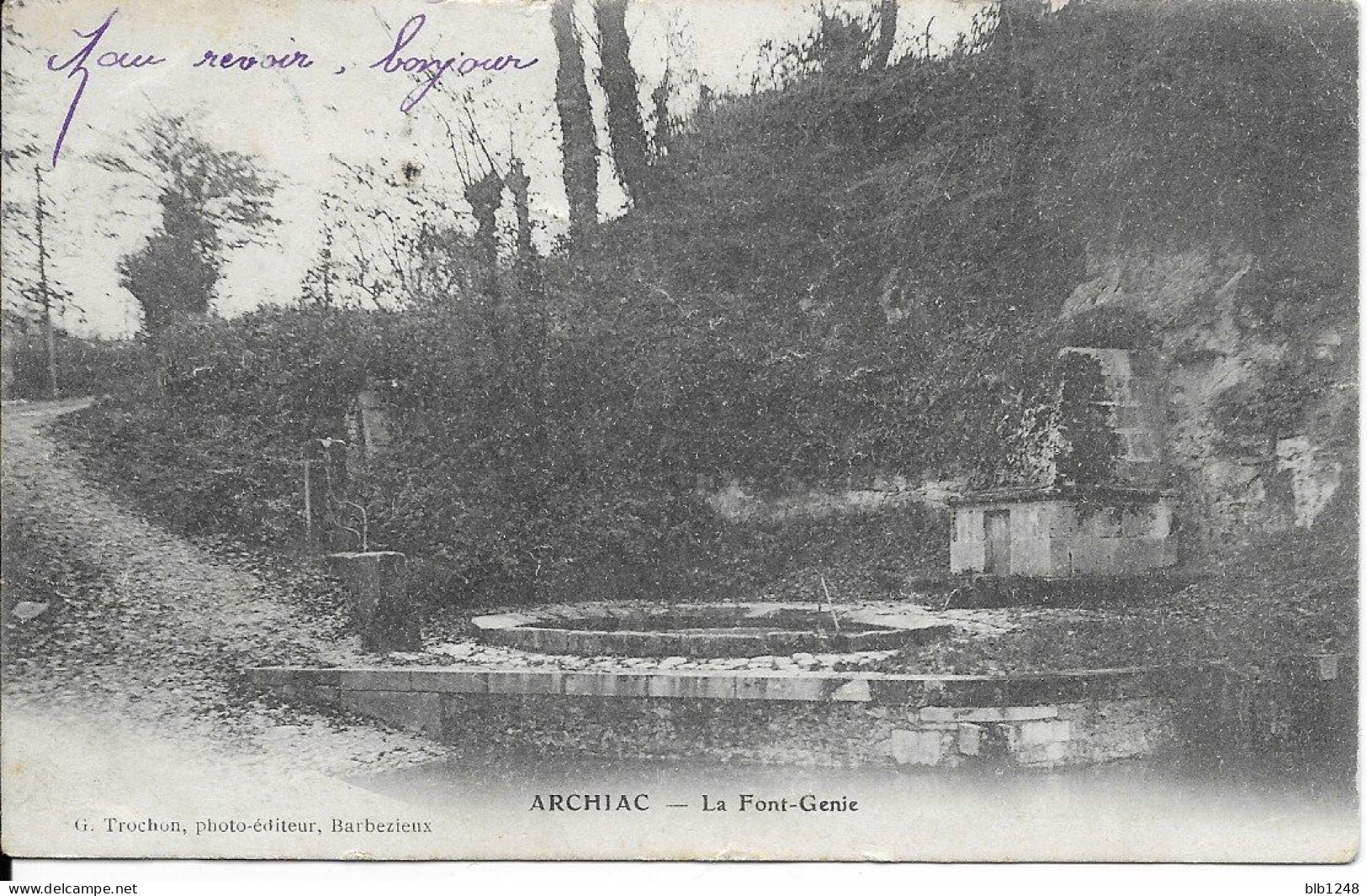 17 Charente Maritime Archiac La Font Genie - Autres & Non Classés