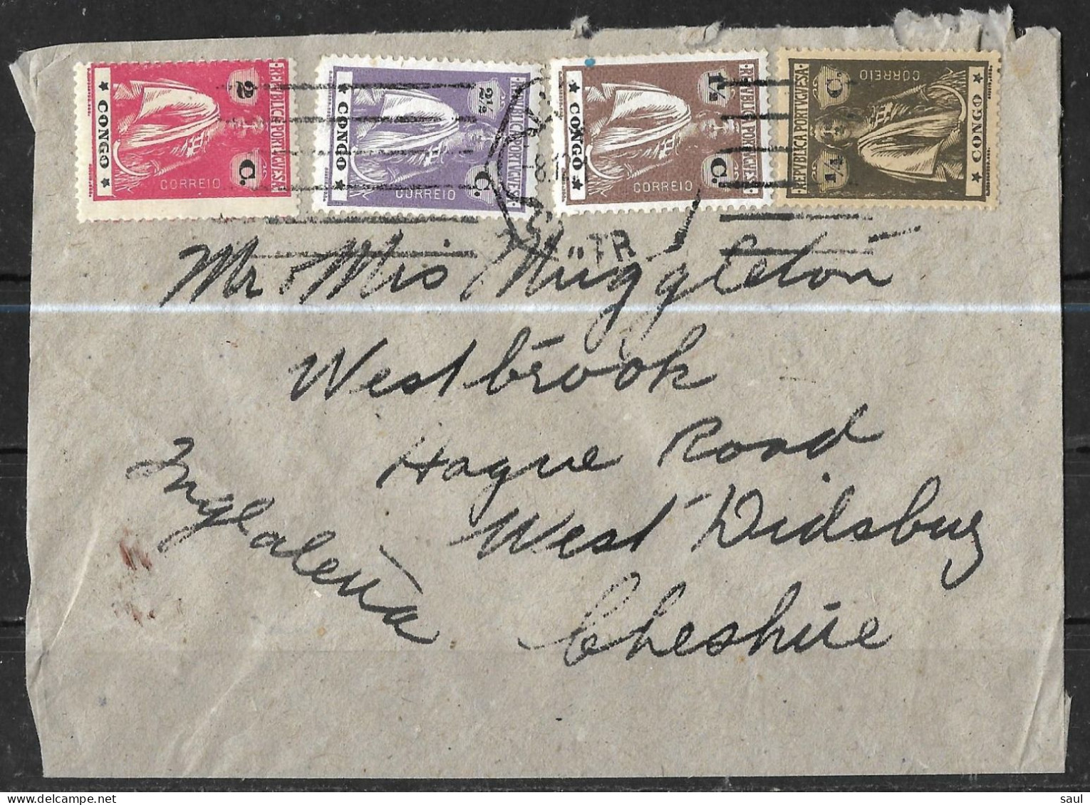 209 - PORTUGAL - CONGO - 1915 - COVER  - TO CHECK, SOLD AS IS - Andere & Zonder Classificatie