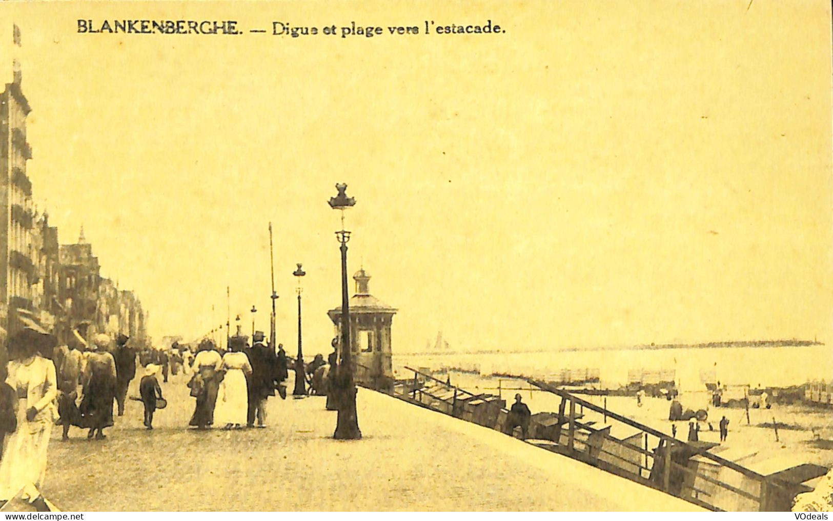 Belgique - Flandre Occidentale - Blankenberge - Blankenberghe - Digue Et Plage Vers L'estacade - Blankenberge