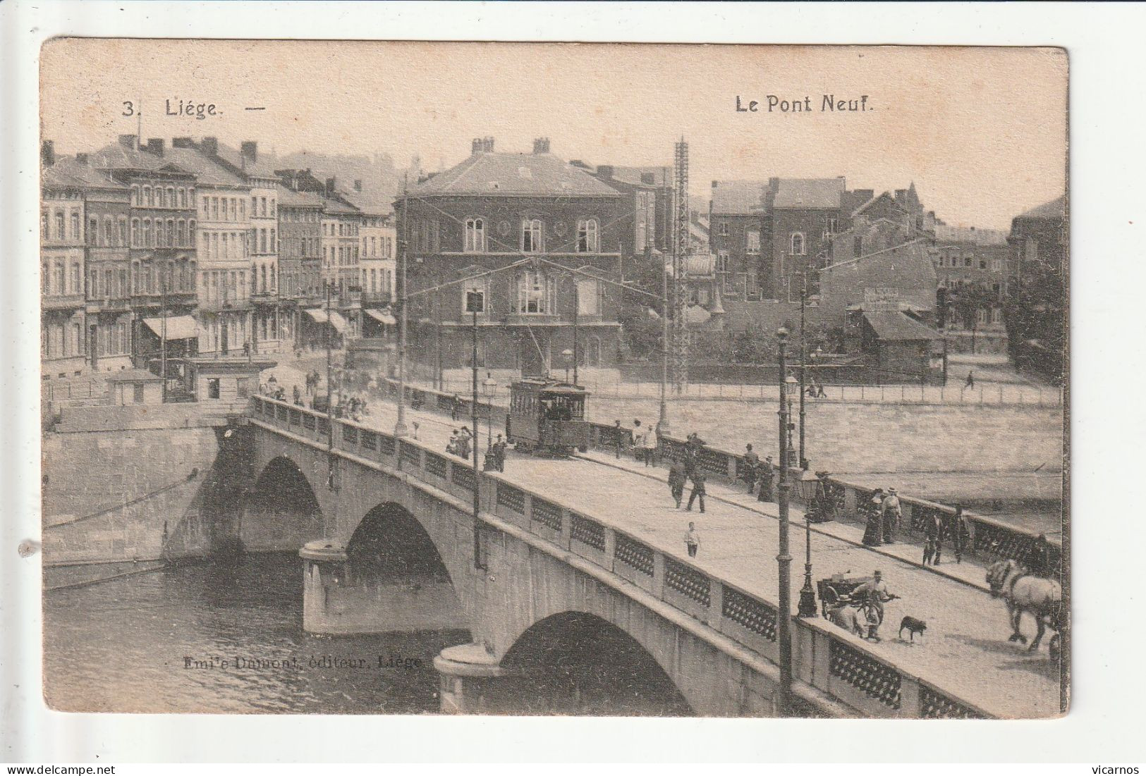 CP BELGIQUE LIEGE Le Pont Neuf - Lüttich