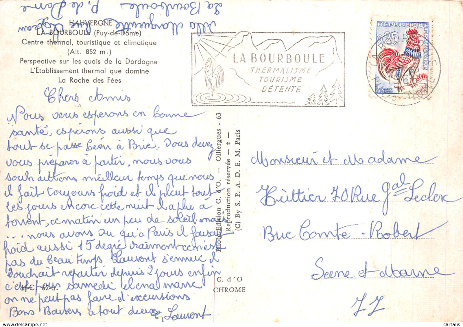 63-LA BOURBOULE-N°4210-B/0265 - La Bourboule