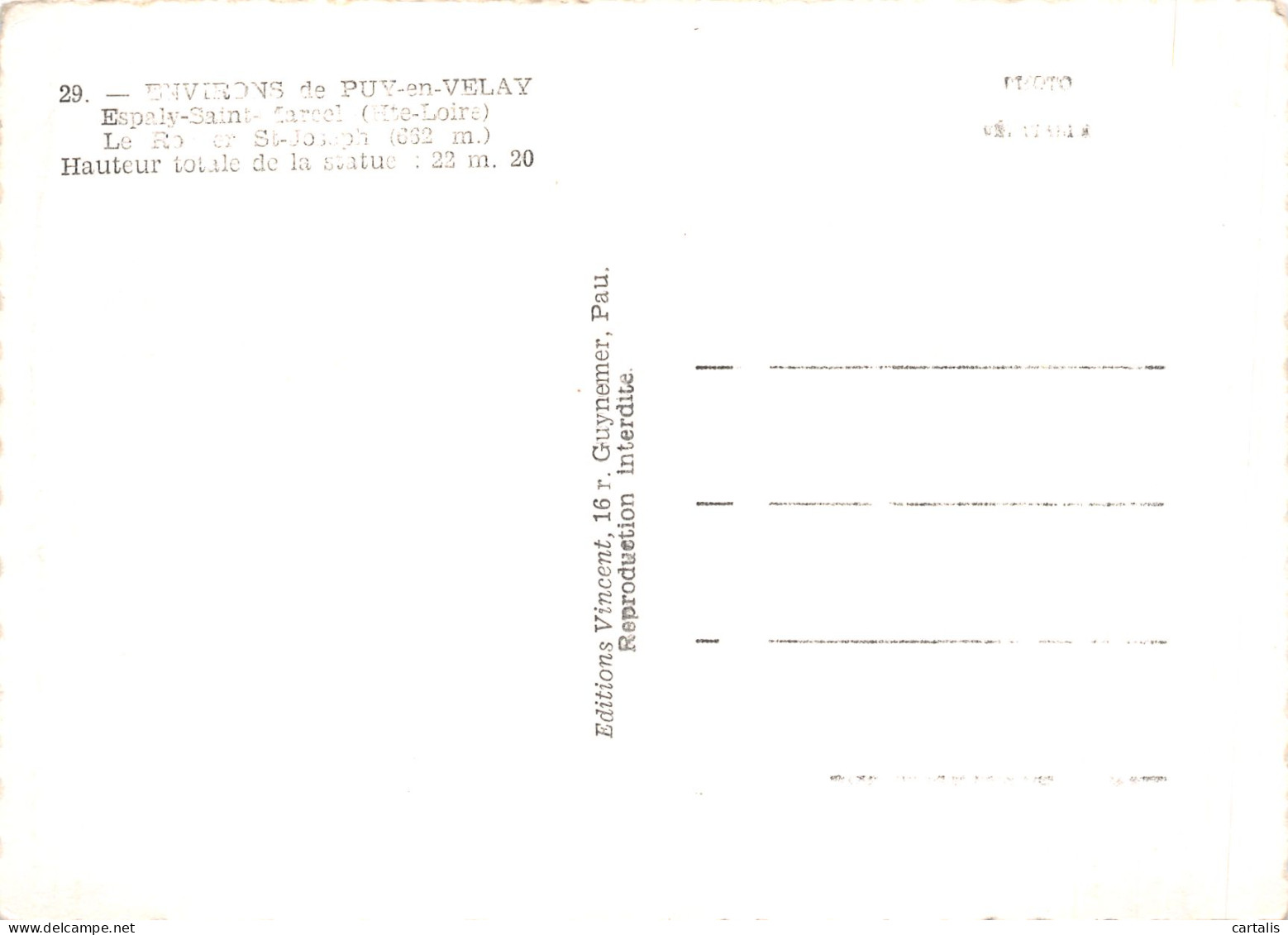 43-PUY EN VELAY-N°4210-A/0217 - Autres & Non Classés