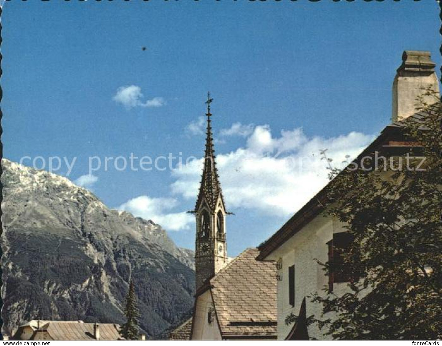 11686876 Sent Dorfpartie Kirche Sent - Other & Unclassified
